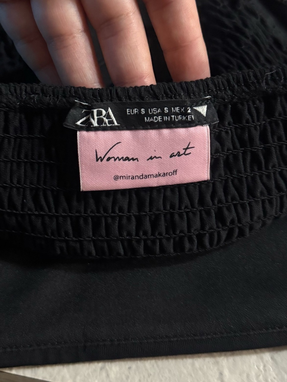 Zara Woman in Art Miranda Makaroff Top - Picture 6 of 7
